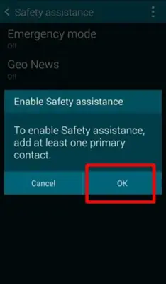 Samsung Safety assistance android App screenshot 3