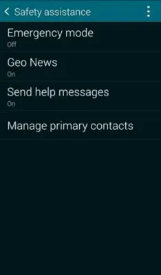 Samsung Safety assistance android App screenshot 4