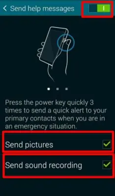 Samsung Safety assistance android App screenshot 6